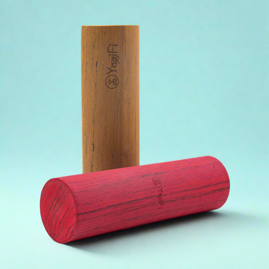 YogiFi Roller | Medium | Red and Wooden Color