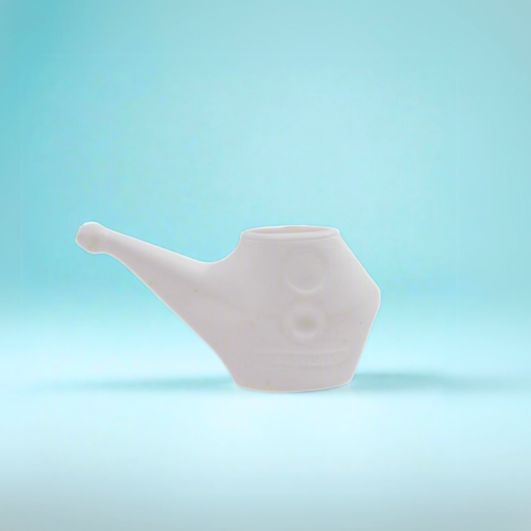 Jala Neti Pot Plastic | Small White | Pack of 2