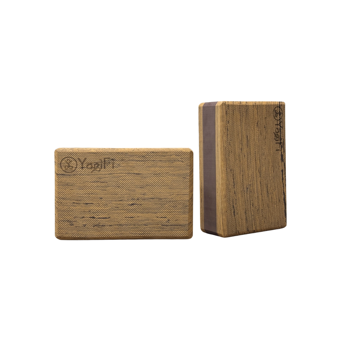 Yoga Foam Blocks | Big | Red and Wooden Color | Set of 2