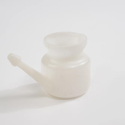 Jala Neti Pot Plastic | Big White | Pack of 2