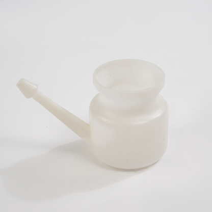 Jala Neti Pot Plastic - Big - White (Pack of 2)