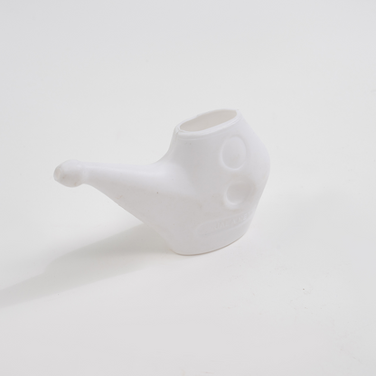 Jala Neti Pot Plastic (Small without OM - Pack of 2) - White
