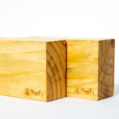 Yoga Wooden Blocks | Big | Set of 2